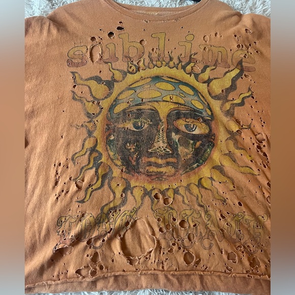 Urban Outfitters Distressed Sublime Oversized Shirt - Picture 2 of 9